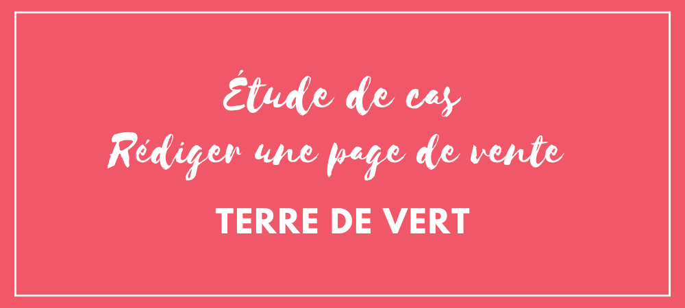 terre de vert page de vente escape game